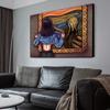 Classical Famous Canvas Paintings Funny Sexy Lady Scream Wall Art Posters and Prints for Home Decoration Cuadros