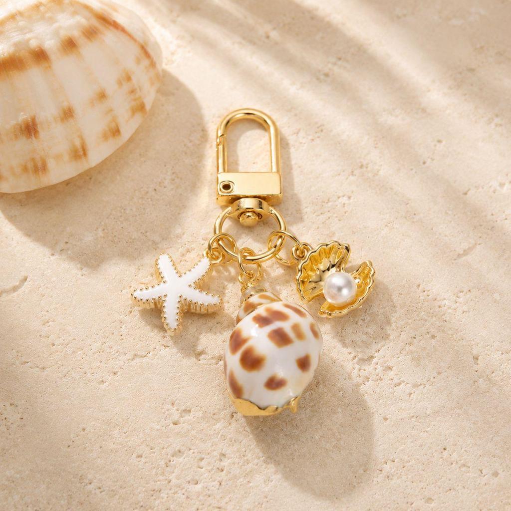 Ocean Collection Marine Life Keychain: European & American Style Pendant Bag Charm