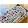 Gift Box Panda Sticker Strawberry Bear Goo Card Stickers  Skateboards Luggage Suitcases Decor