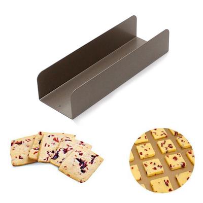 Non-stick Kakform Kexkaka Brödform Kolstål U-formad Tranbärsstencilverktyg