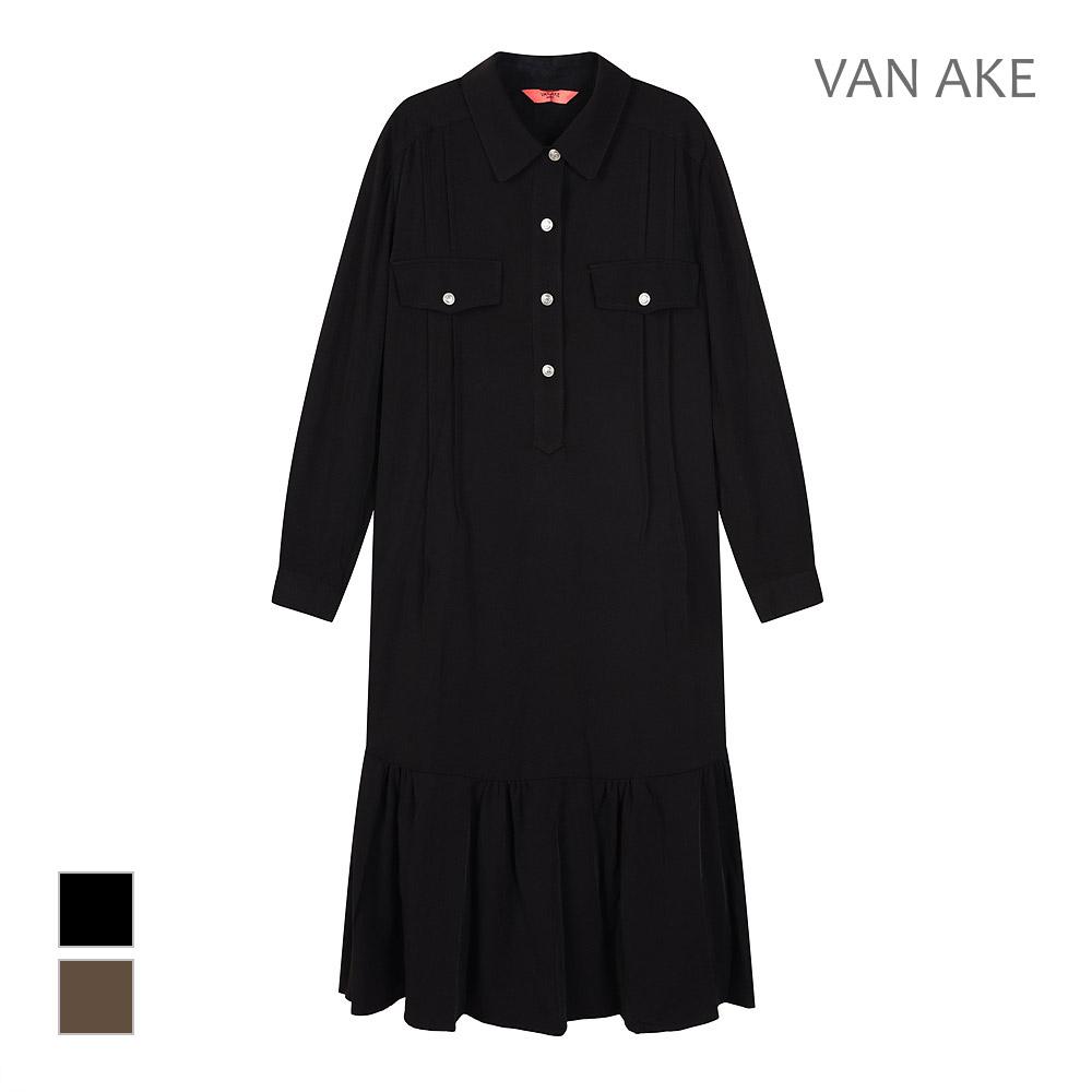 VANAKE Belted Collar Dress_Vb3Yopud02A
