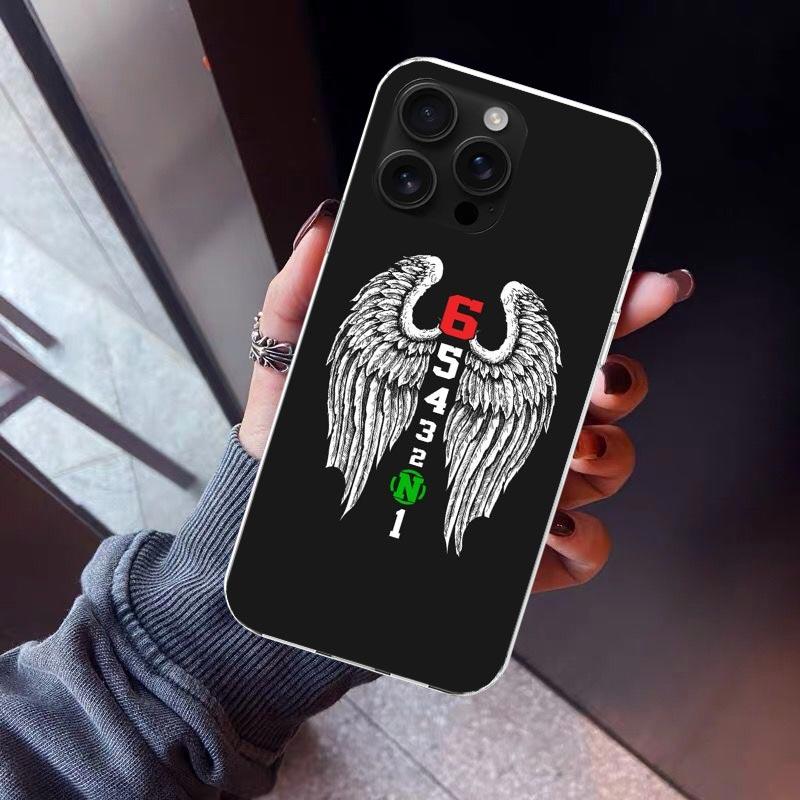 1N23456 Cool Motorcycle Phone Case For iPhone 17 Air 16 15 Pro Max 14 Plus 13 Mini 12 11 Cover 7 8 SE Silicone Shell Print Funda