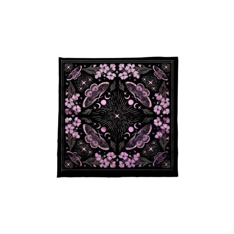 

Square Divinations Tapestry Star Flower Astrology Tablecloth Tarots Tablecloth Table Cloth Witchcrafts Supplies A 50x50cm