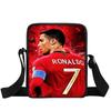 Bambini e Bambine Borsa a Spalla Sportiva Stampata Ronaldo CR Bambini Borsa Tote Casual per Telefono Stella del Calcio Uomini e Donne Borsa per la Spesa