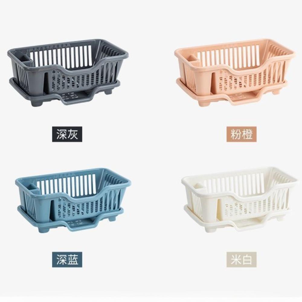 Dish Drying Rack Kitchen Utensils Drainer Rack with Drain Board Countertop Dinnerware Plates Bowls Chopsticks Spoons Organizer