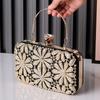 Diamond Luxury Brands Bags Novelty 2026 Evening Flower Clutch Shine Bling Crossbody Bags Fashion High Quality Women's Handbag