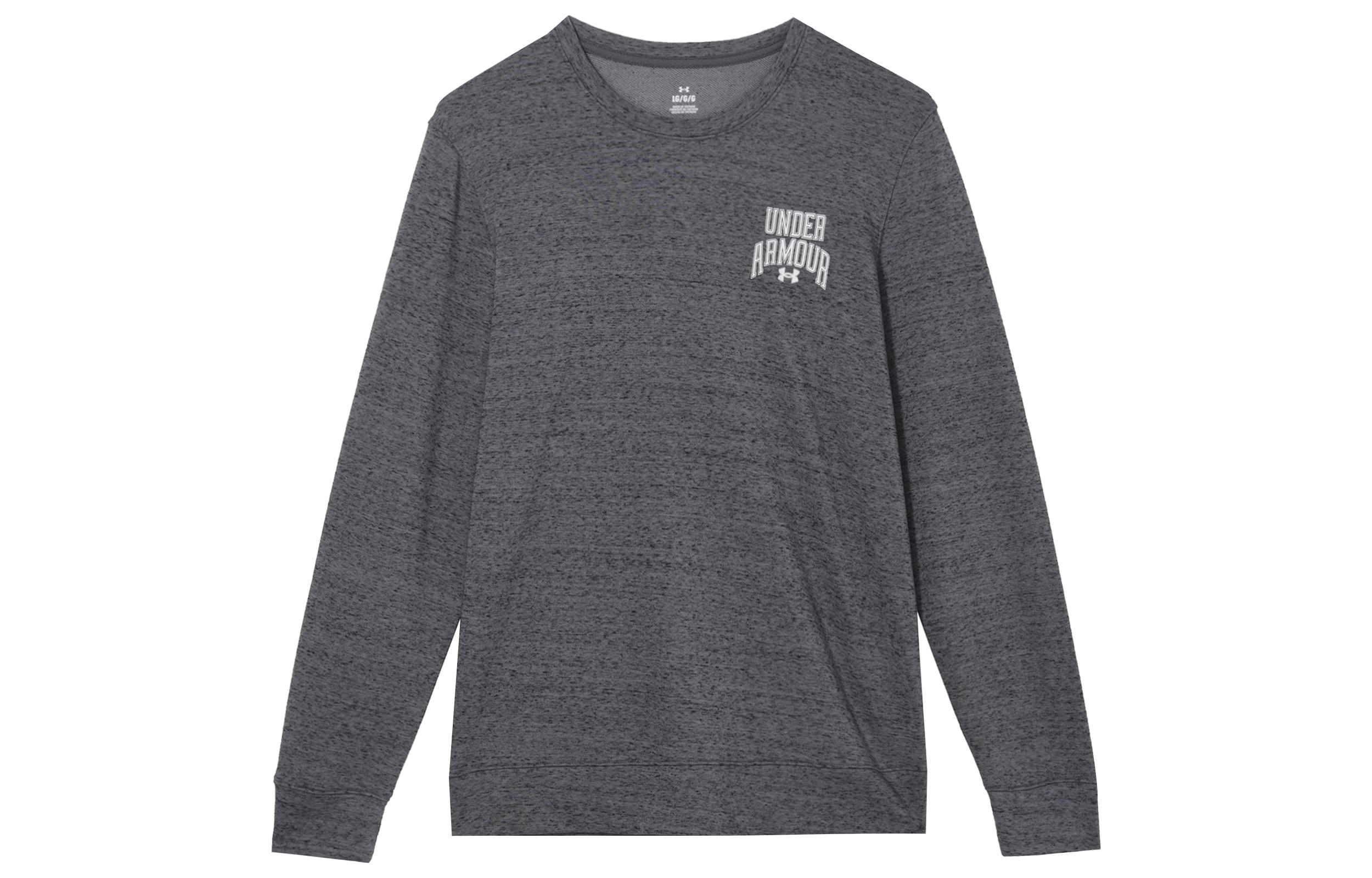 Under Armour Sweatshirts Men s Gray Crew Neck Moderate Regular 1379764-012 L