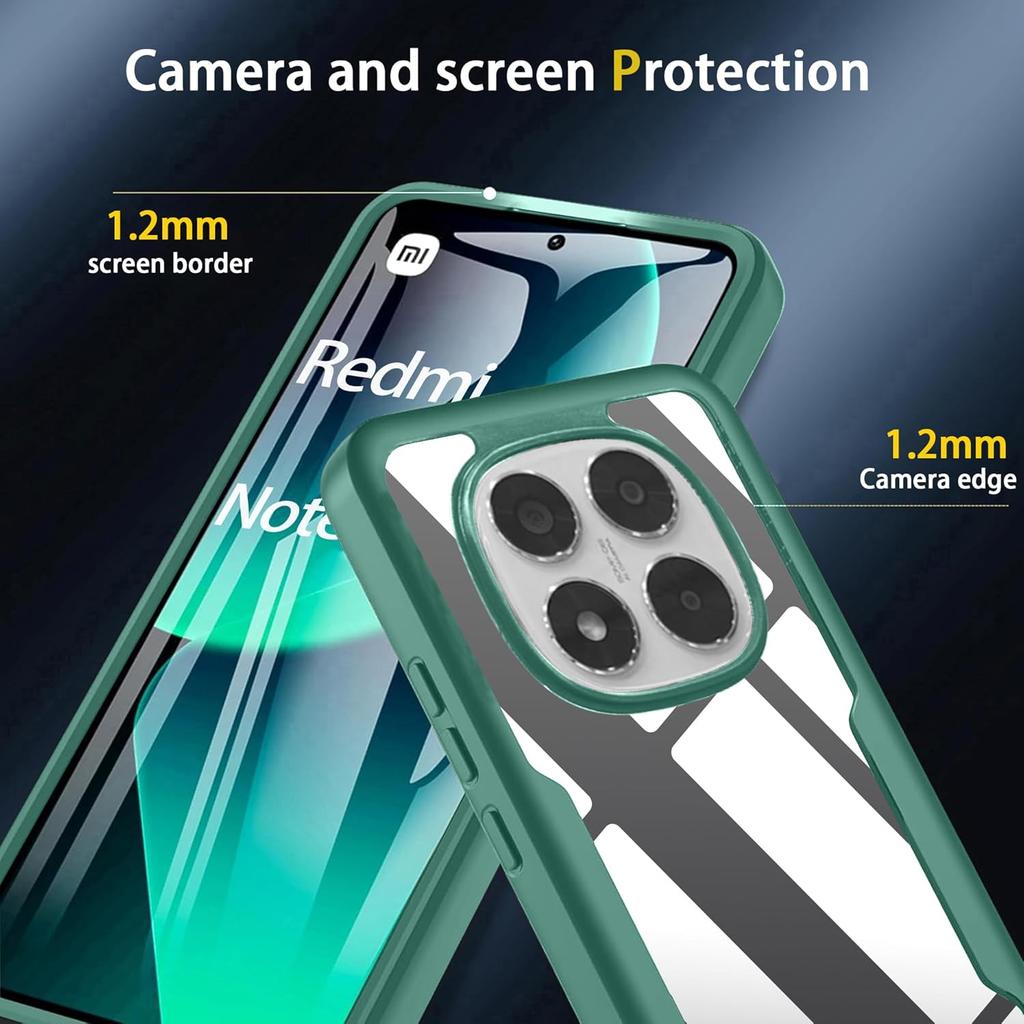 360 Celotělový kryt pro Poco C71 X7 Pro M6 X6 X5 Redmi Note 14S 14 Pro Plus 5G 13 12 10 Redmi A5 14C 13C 12C 10C 9C 9A 9 s ochrannou fólií na displej