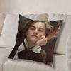 L-Leonardo D-Dicaprio YoungS Pillow Case Sofa Living Room Bedroom Headboard Backrest Cushion Square Cushion Nap Time