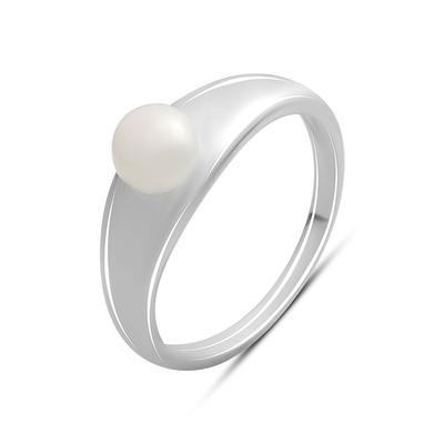 Silberring mit Naturperle, Artikelgewicht 2,69 g (2186915)