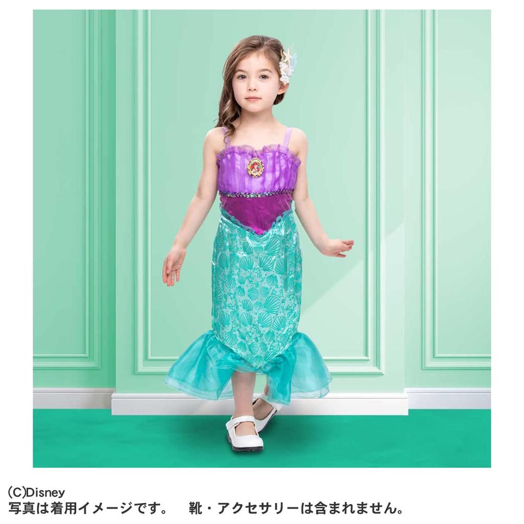 Domestic Takara Tomy Disney Princess Sparkly Dress Ariel [Official Product] 100cm-110cm