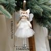 4 piezas Adornos de Ángel Decoraciones para Árbol de Navidad Decoraciones para Ambiente Festivo Adornos de Ángel de Acción de Gracias Pascua Decoraciones para Celebraciones de Fiesta