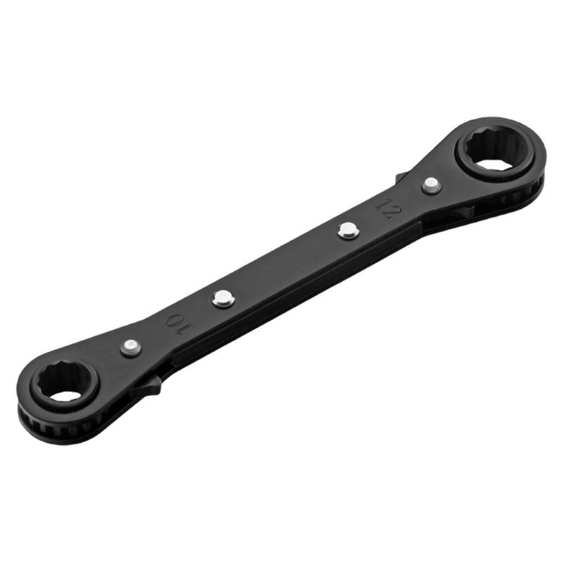 Ratcheting Wrench Set Double Head Two Direction 6-21mm Rust Resistant Electroplated Tool Suitable for Automotive Repair