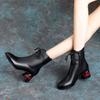 Ladies Shoes  High Quality Side Zipper Women's Boots Fashion Front Lace-up Modern Boots Women New Pointed Toe Ankle Boots