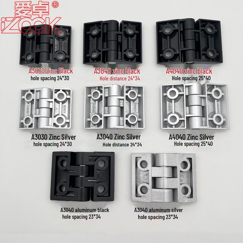 Balamale din aliaj de zinc de înaltă rezistență pentru uși cu profil de aluminiu (2020/3030/3040/4040)