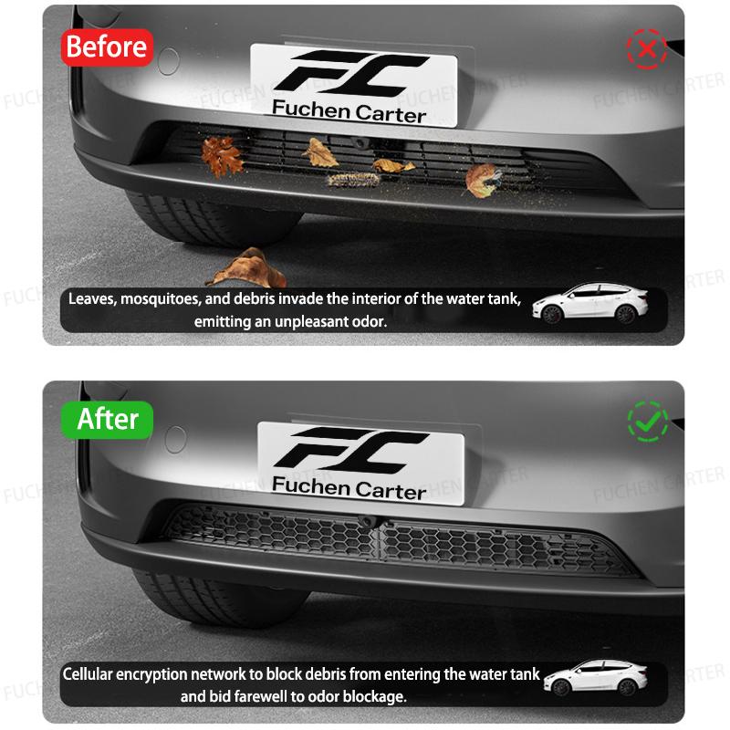 For Tesla Model YL /Y 2025 2026 Launch Juniper Lower Bumper Anti Insect Net Anti Dust Proof Inner Vent Grille Cover Insect-proof