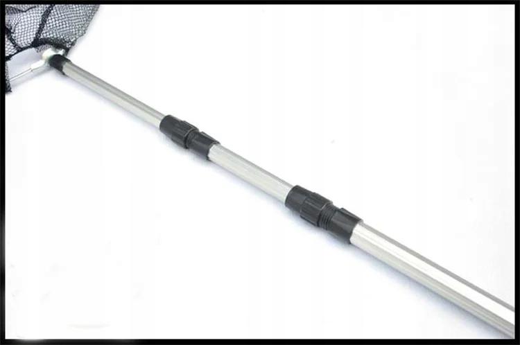 Fishing Landing Net Long Aluminum Telescopic Round 210X40 Cm