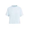 (WMNS) Essentials 3-Stripes Single Jersey Crop Top Asia Sizing 'Blue' Women's IS1568