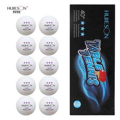 10PCS 3-Star Professional DJ40+ 2.8g Table Tennis Ping Pong Ball White Orange Advanced Training Competition Ball