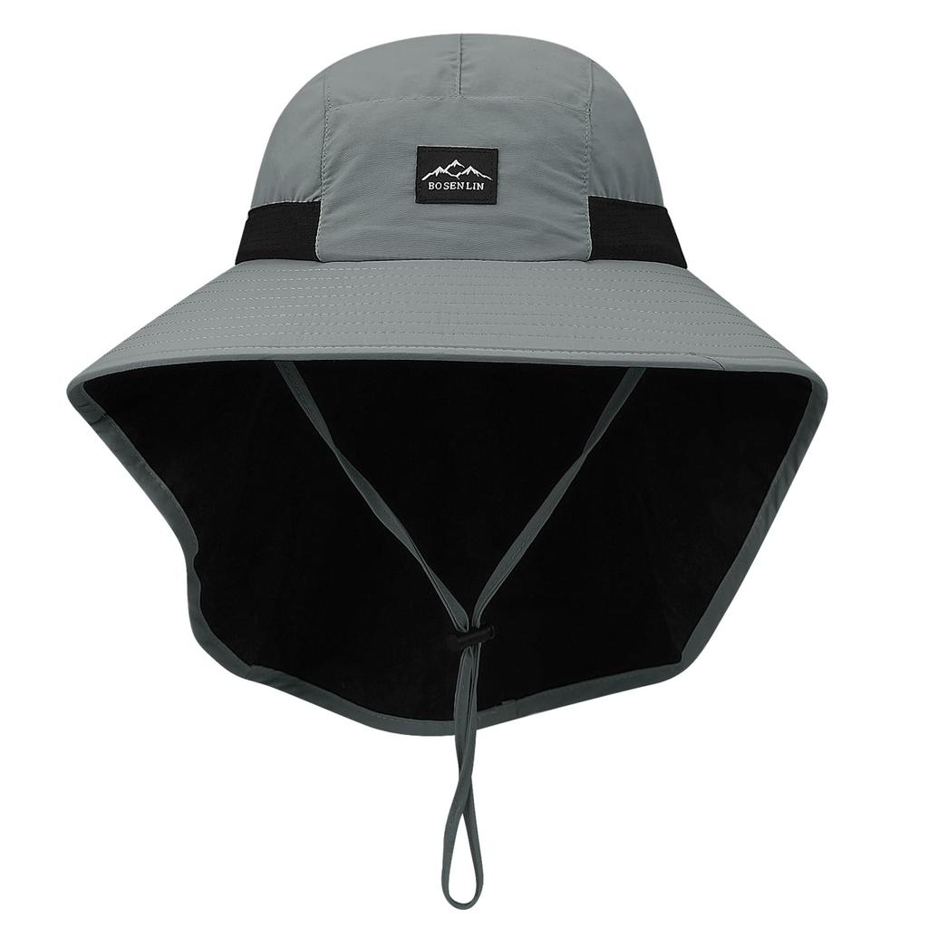 Croogo UPF50+ Wide-Brim Sun Hat with Neck Cape 55–60cm Direct from Japan
