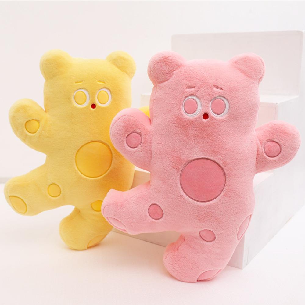 

Super Soft Cheese Bear Plush Toys PP Cotton Long Stuffed Animals Kids Girls Gift