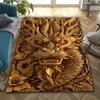 Sacred and Magnificent Oriental Dragon Carpet New Release! Rug for Living Room Bedroom,Office Areas,Durable Machine Washable Mat
