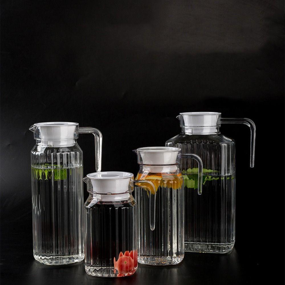 with Lid Water Jug Transparent Water Bottle Ice Tea Pot Cold Water Kettles  Beverage