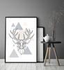 Picture poster In a frame 43x33 cm Deer P1184