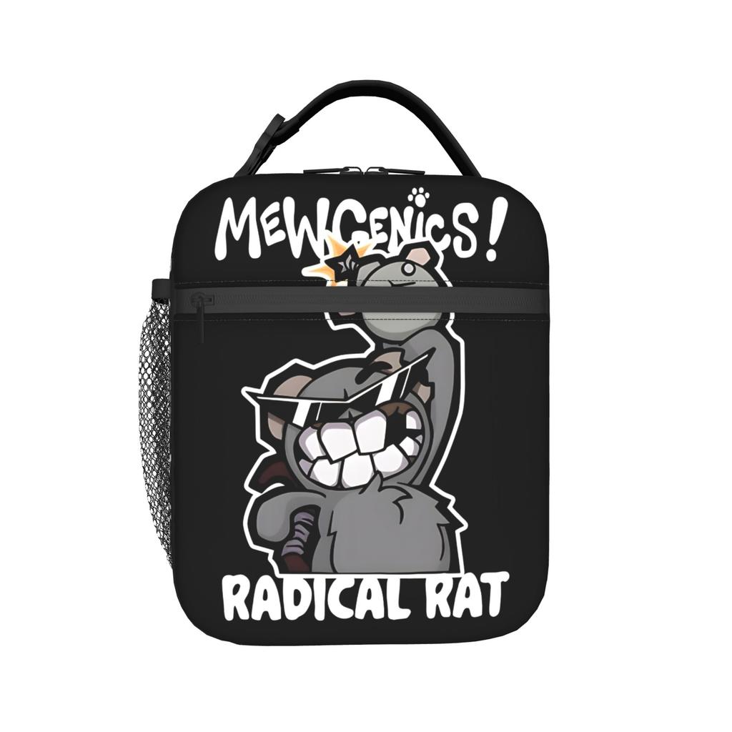 Mewgenics Lunch Bag For Women Graphic Lunch Box Kawaii Outdoor Picnic Cooler Bag Portable Insulated Oxford Tote Food Bags