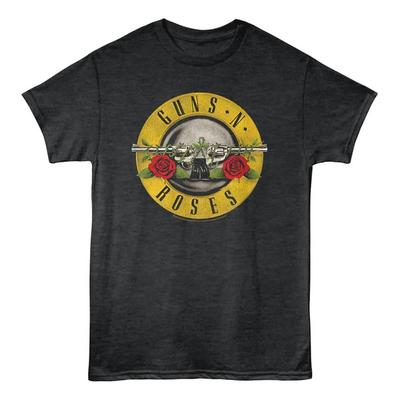 Guns N' Roses T-shirt For Men And Women Gnr Bullet Black