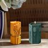 Flower Cylinder Shape Silicone Molds for Making Candle Soap Gypsum Decoration Silicone Pillar Candle Molds for Epoxy Resin