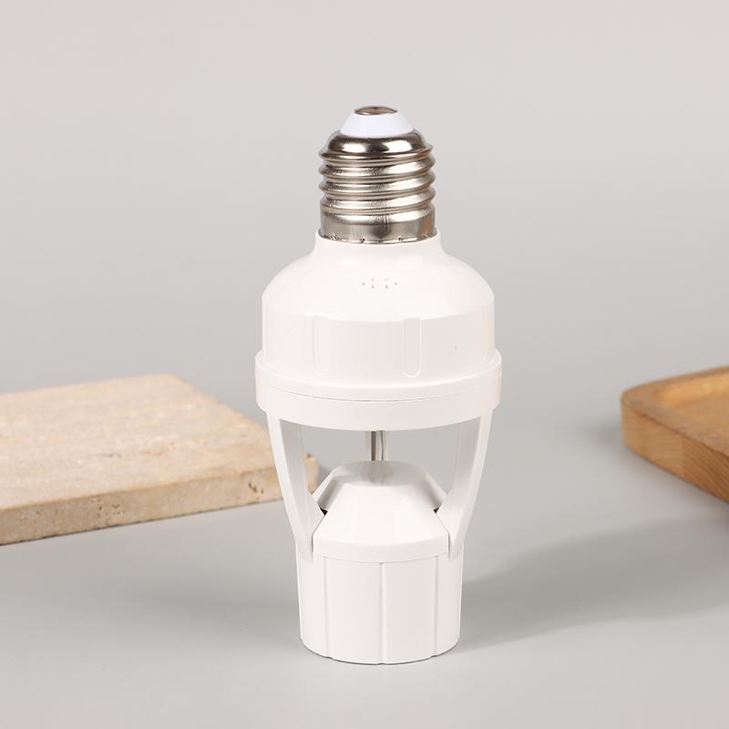 AC100-240V E27 Socket Converter With PIR Motion Sensor Ampoule LED E27 Lamp Base Intelligent Switch Light Bulb Lamp Holder