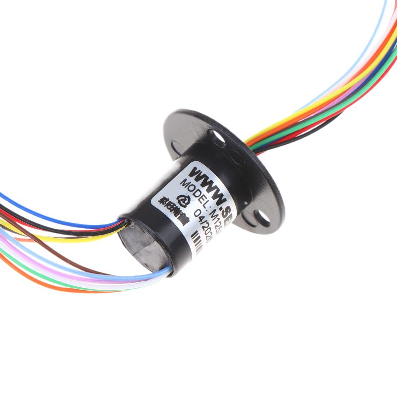 6/12 Channel Micro Rotate Slip Ring 2A Diameter 12.5Mm 22Mm For Rc Excavator Model Diy Electric Collector Rings