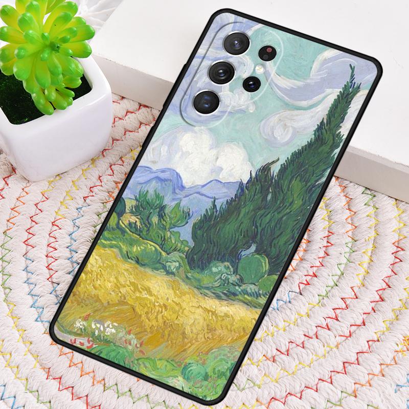 Van Gogh Oil Painting TPU Phone Case For Samsung Galaxy note 10 pro S26 S25 S24 S23 S22 Ultra Plus S21 FE S20 Shockproof Cover