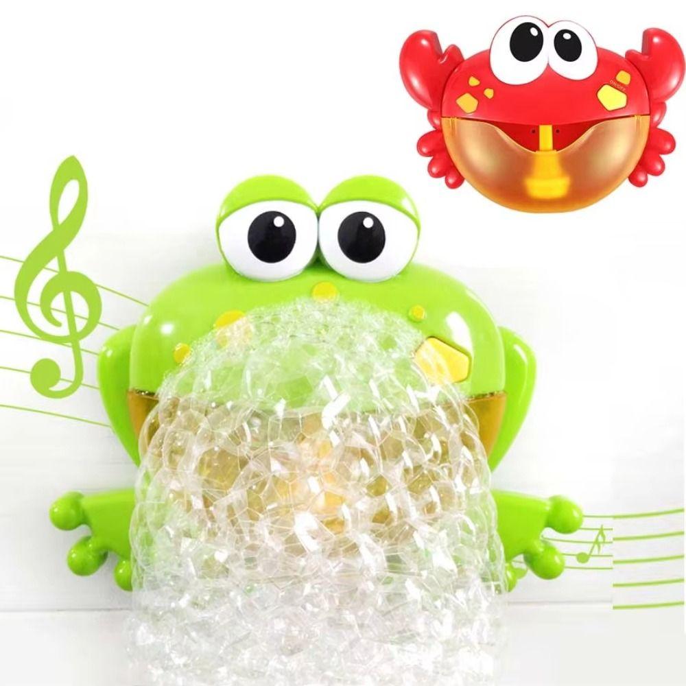 Multipurpose Frog Crab Bubble Machine Plastics Musical Bubble Maker  Hand-eye Coordination