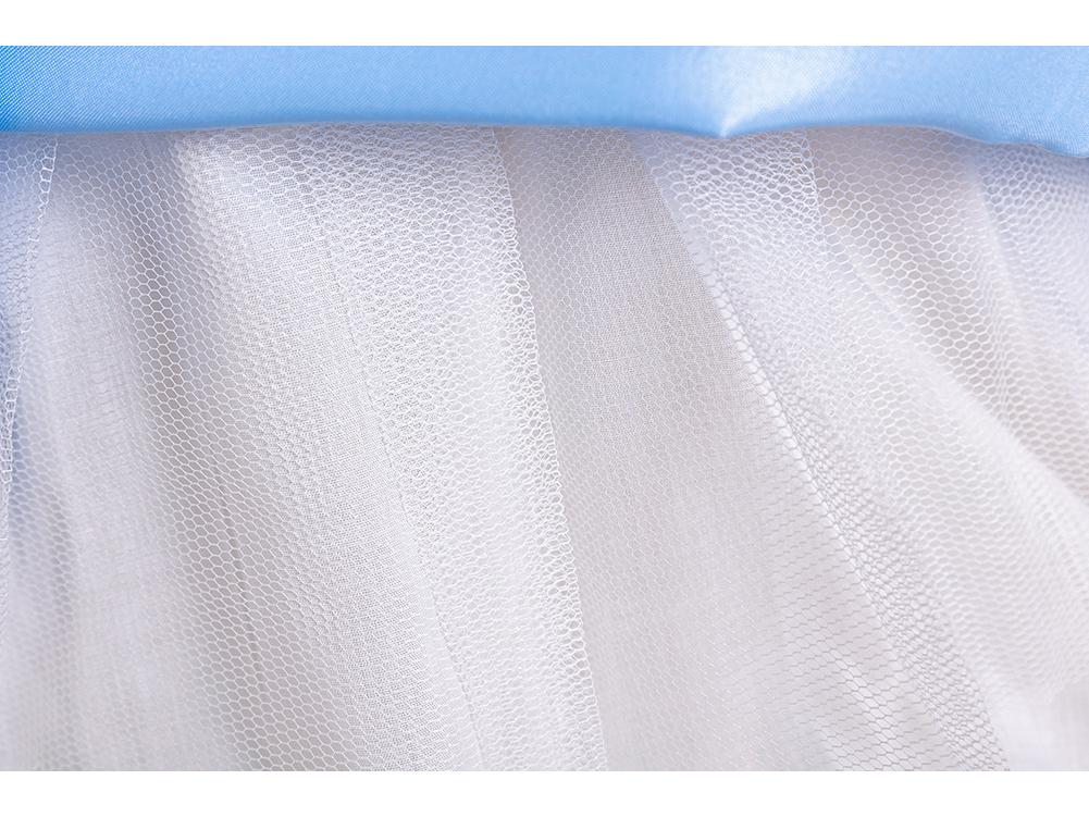 Children's Color Block Mesh Princess Dress for Special Occasions