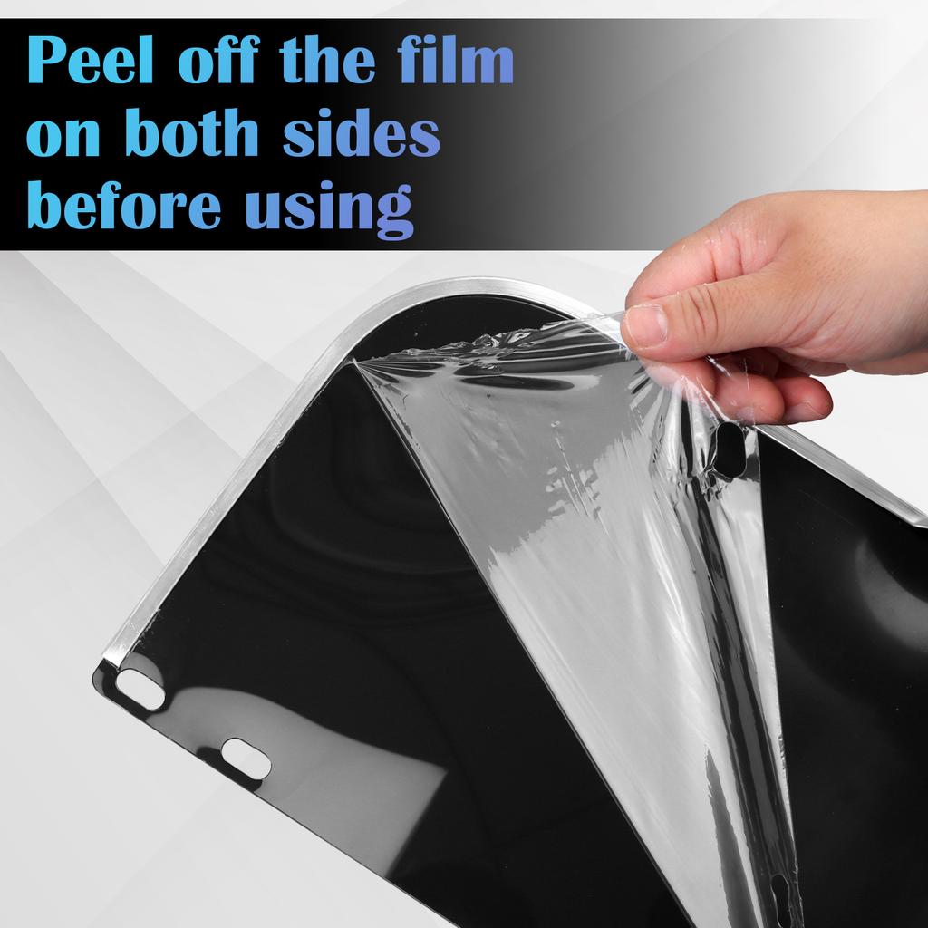 Haishell 2 Stück Gesichtsschutz Ersatzscheibe Schwarz Getönt Schutzhelm Visier für Schweißen Schleifen Cosplay (40X20Cm/15