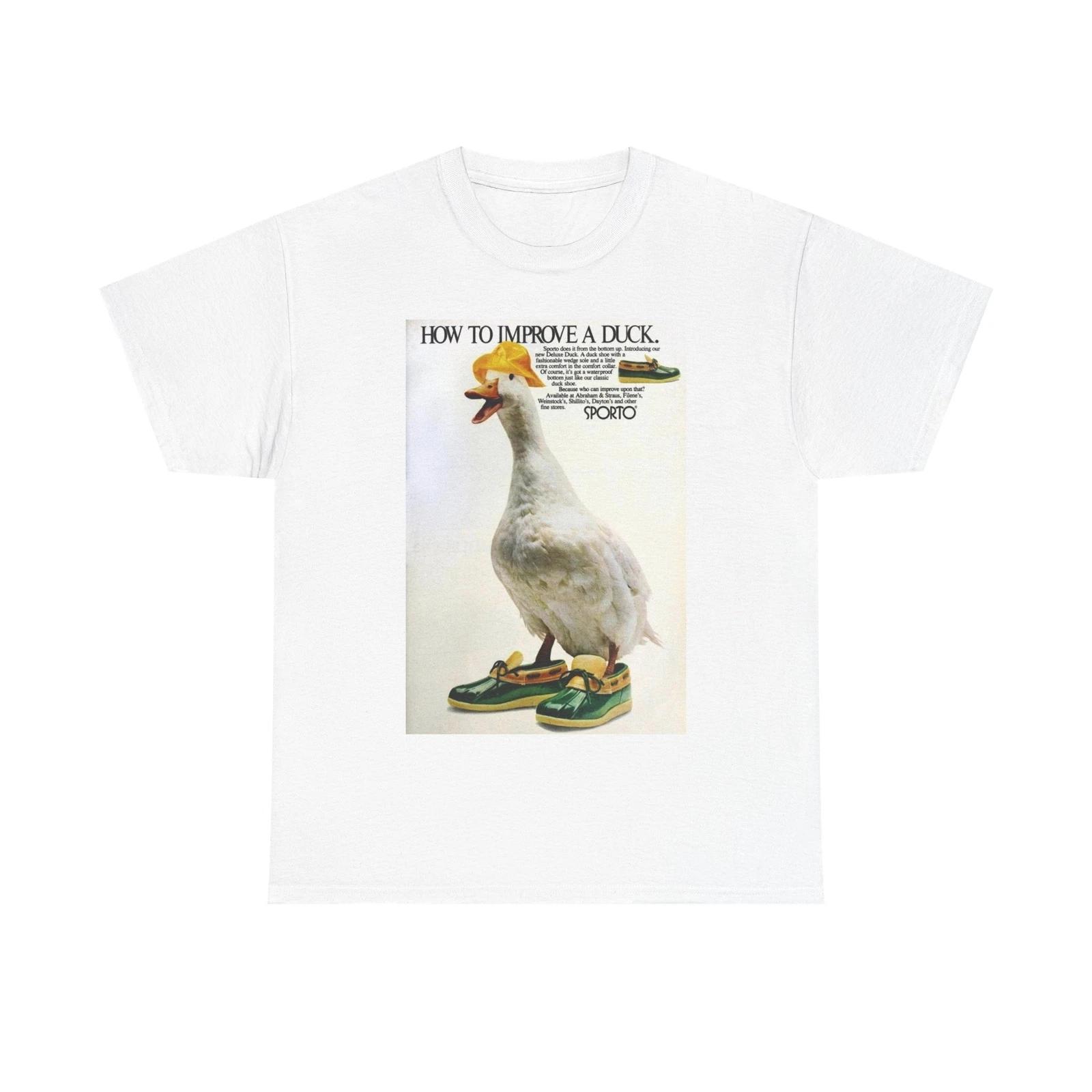Men s and Women s T-shirts Duck vintage XXL