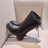 Autumn and winter girls' high top cotton boots