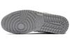 Jordan 1 Mid Szary Wilczy Czarny Biały 554724-046