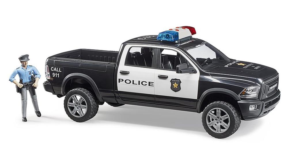 Bruder RAM Power Wagon Police Car (with Figure) BR02505