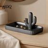 Stable Jewelry Organizer 3D Printed Cactus Tray Ring Dish Entryway Table Trays Decorative Trinket Tray for Rings Necklaces Bracelets Keys Artistic