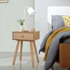 Day and Night - Day and Night Nightstands 2 Pcs Solid Brown Pine Wood 40x30x61cm