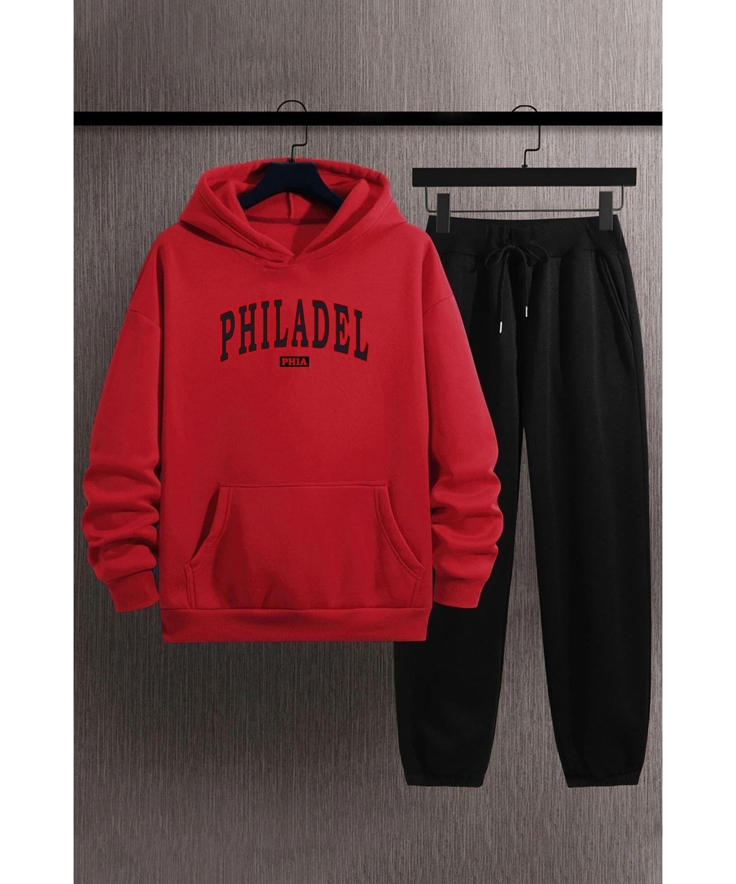 

Спортивный костюм унисекс специального дизайна с принтом Philadelphia сверху и снизу