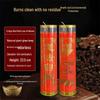 Ghee Oil Candle for Taoist Temple: 7-Day Smokeless Cylindrical Lamp