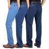 Men's Spring Business Jeans: Stretch Loose-Fit High-Waist Style, Plus Size Available