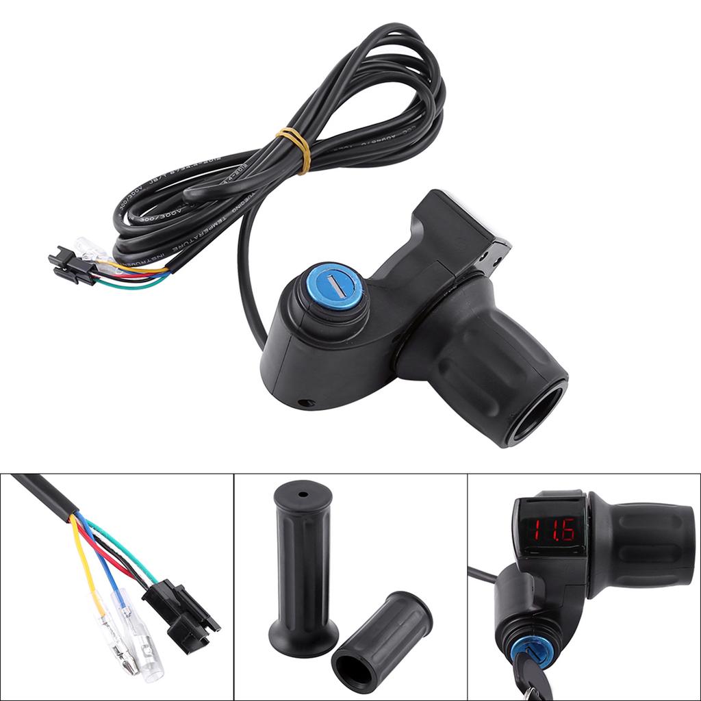 Electric Bike Throttle Display Handle Button for Voltage Identification