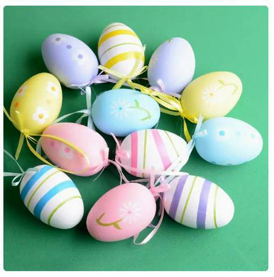 Easter Egg Toys: Handmade DIY Painted Plastic Eggs for Kindergarten Decoration