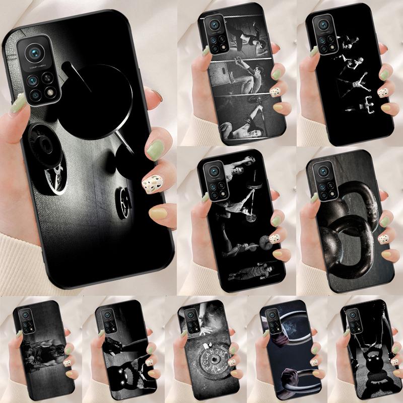 Cool Gym Fitness Cross Workout Cover For Xiaomi 15 Ultra 13 14 11T 12T 13T 14T Pro POCO X7 Pro X3 X5 X6 M6 F5 F6 Pro Case