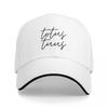 Totus Tuus Black Thin Cursive Baseball Cap birthday New Hat Caps For Unisex Womens